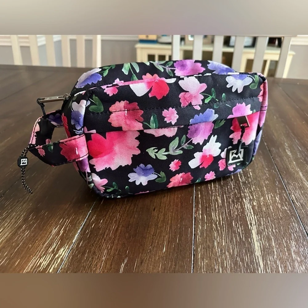 Avalanche floral cosmetics bag